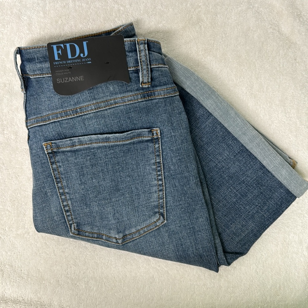 French‎ Dressing Jeans Suzanne Bermuda Denim Shorts Size 4